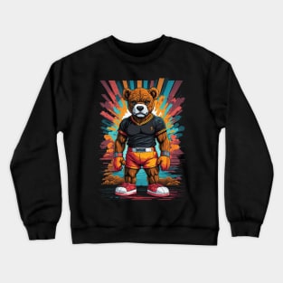 Boxer teddy bear Crewneck Sweatshirt